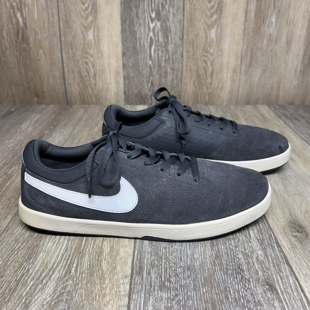 Nike SB Rabona Low Charcoal Gray White 553694-010 Mens US Size 10 Sneaker Shoes